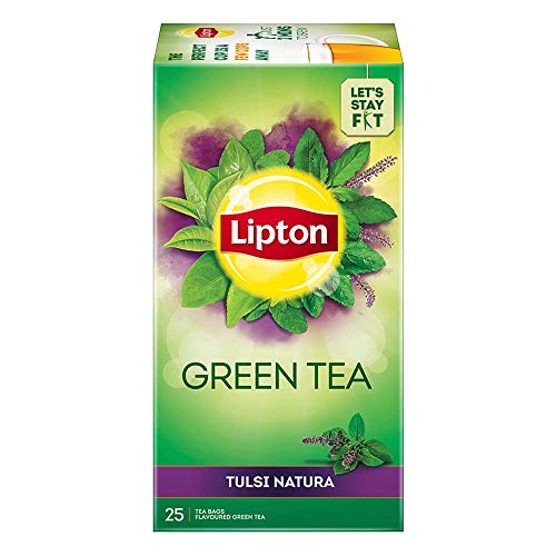 Lipton Green Tea|| Tulsi Natura|| 25 Tea Bags - Image 1