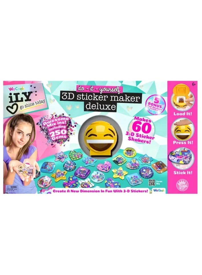 WECOOL ILY 3D Sticker Maker Deluxe Version Creative Craft Kit for Kids - Image 2