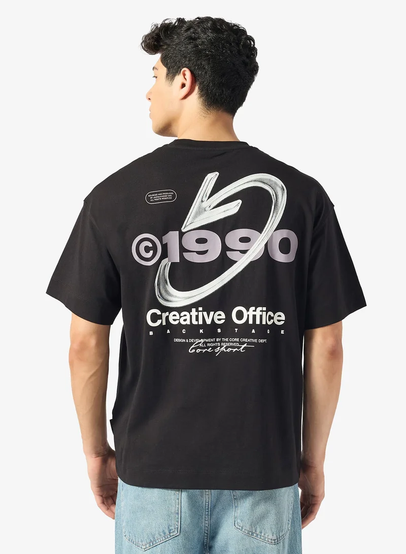JACK & JONES Graphic Crew Neck T-Shirt