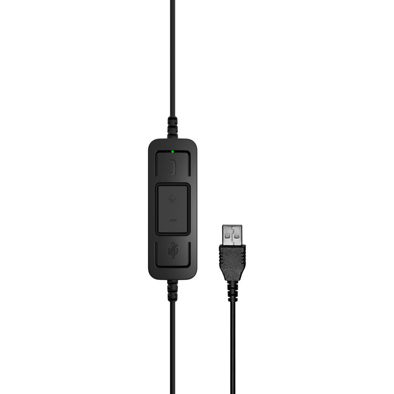 EPOS Sennheiser Consumer Audio SC 60 USB ML (504547) - Double-Sided Business Headset | For Skype for Business | with HD Sound, Noise-Cancelling Microphone, & USB Connector (Black) - Image 4