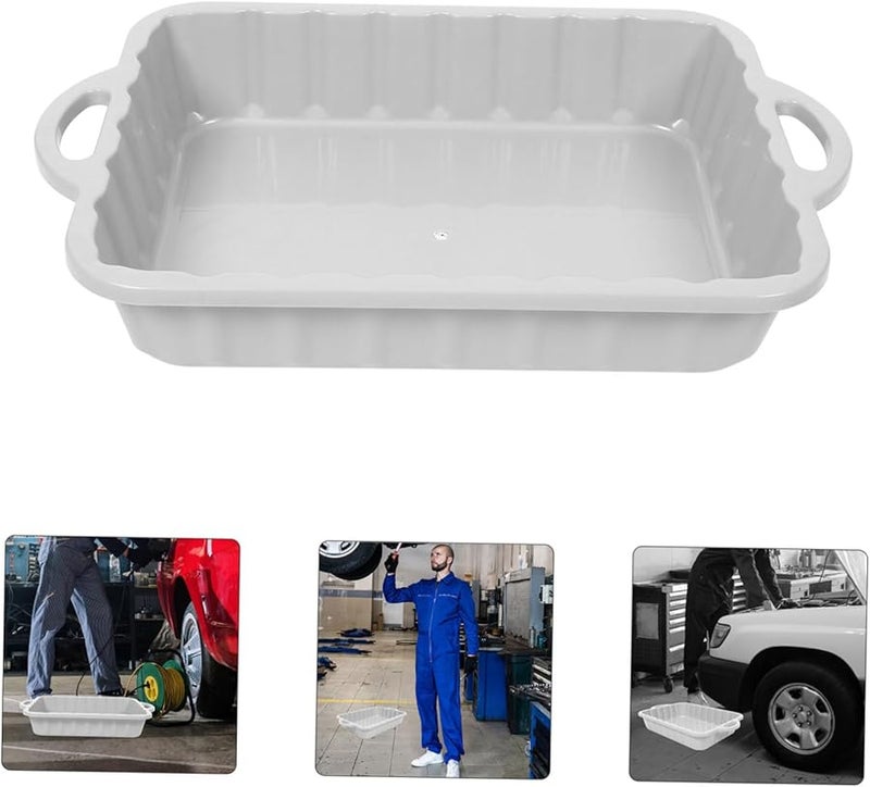 صينية تصريف الزيت المضادة للتسرب ذات الحواف العالية لصيانة السيارات والدراجات النارية - Image 3