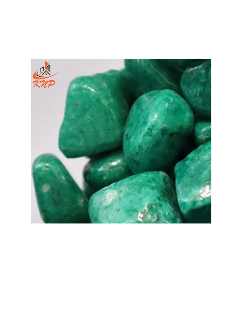 KNP Light Green Decorative Painted Pebbles Aquarium 10-15mm 20 kg - Image 3