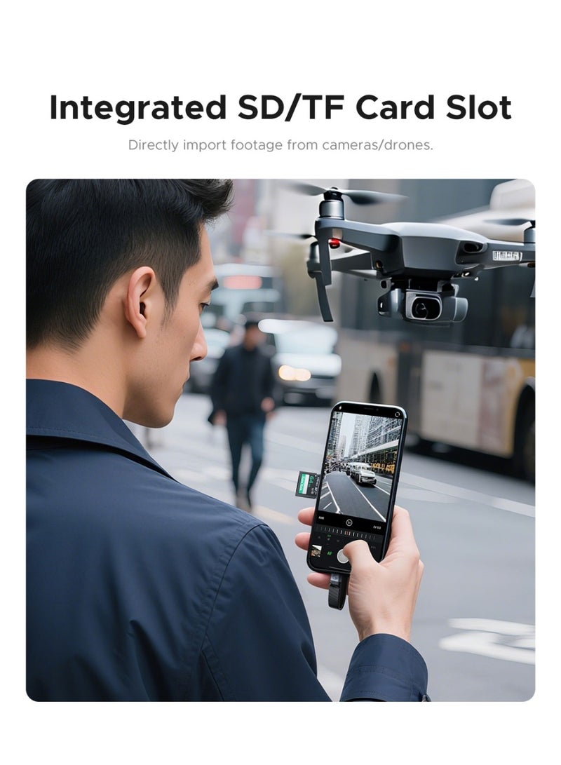 أوريكو 256GB BookDrive Series متعدد الوظائف المغنطيسي الخارجي المحمول SSD، 4K ProRes HDR Record and Store، PD Power Delivery Drive، متوافق مع USB-C Smartphone، سرعة نقل الكمبيوتر تصل إلى 10 جيجابت في الثانية - Image 4