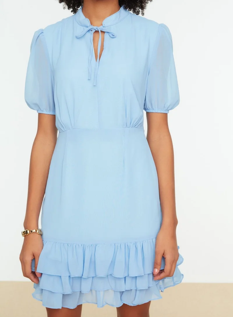 trendyol Ruffled Mini Dress