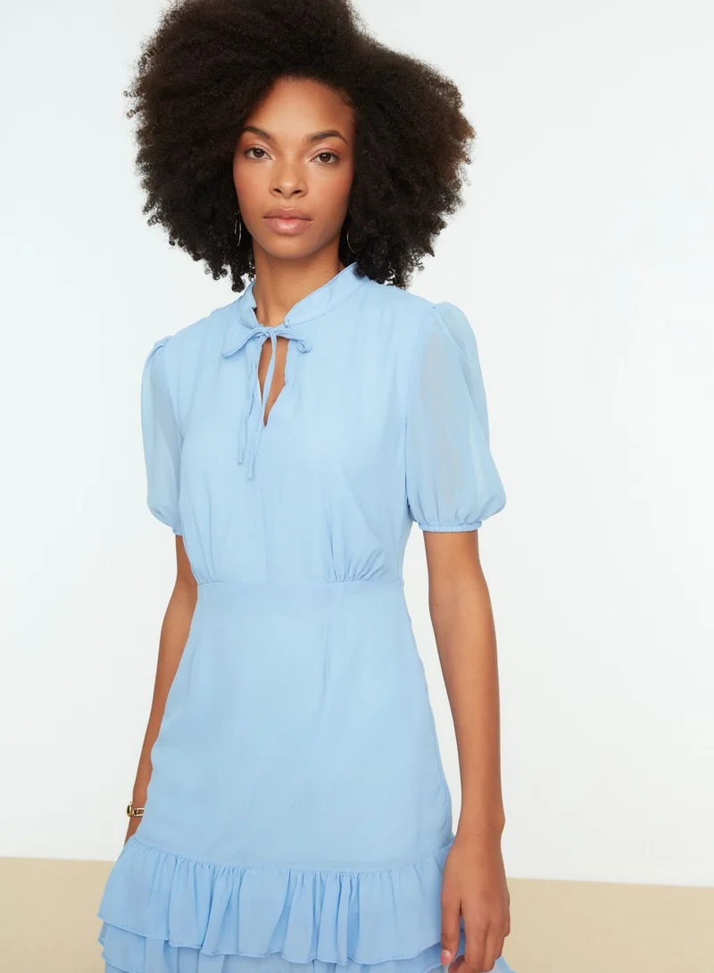 trendyol Ruffled Mini Dress