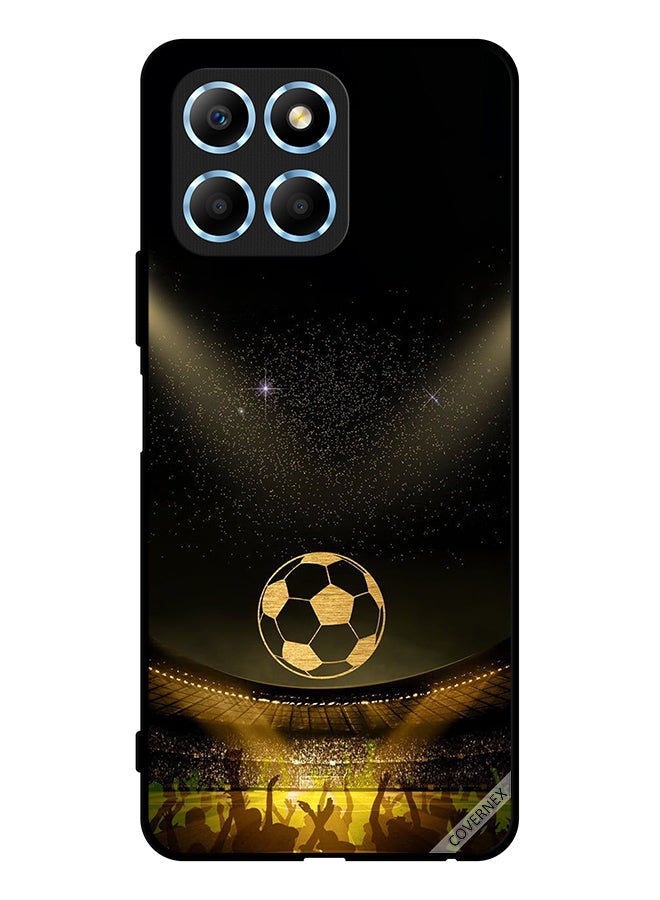 Covernex Protective Case Cover For Honor X6 Black Retro Football Movie Background - Image 1