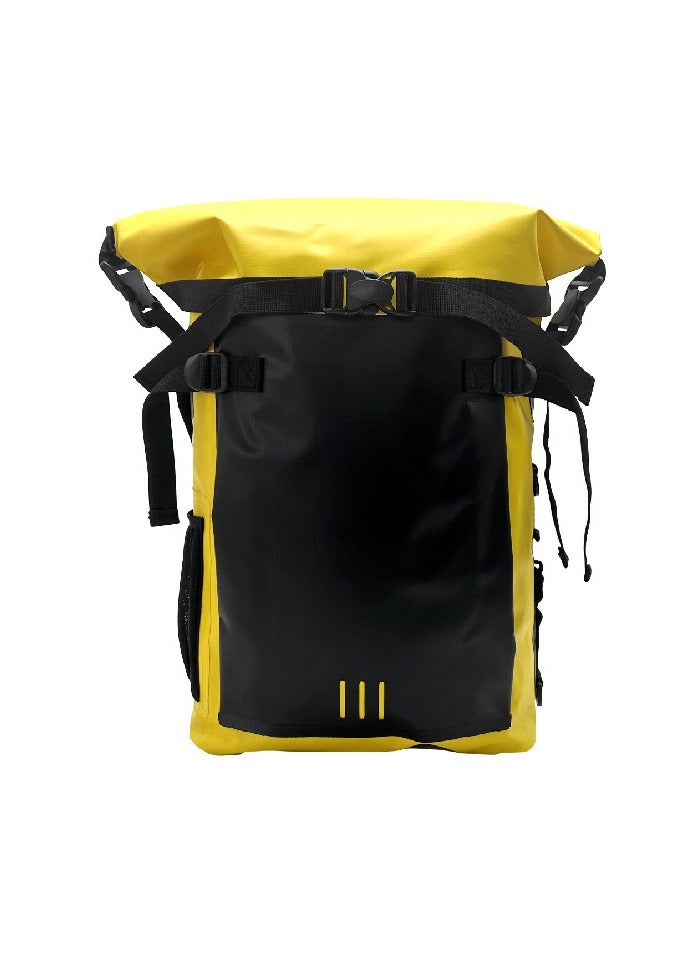 Generic 30L Large Capacity Waterproof Backpack - Outdoor PVC Backpack for River Tracing, Swimming, Drifting, Beach Surfing, Fishing  - Image 1