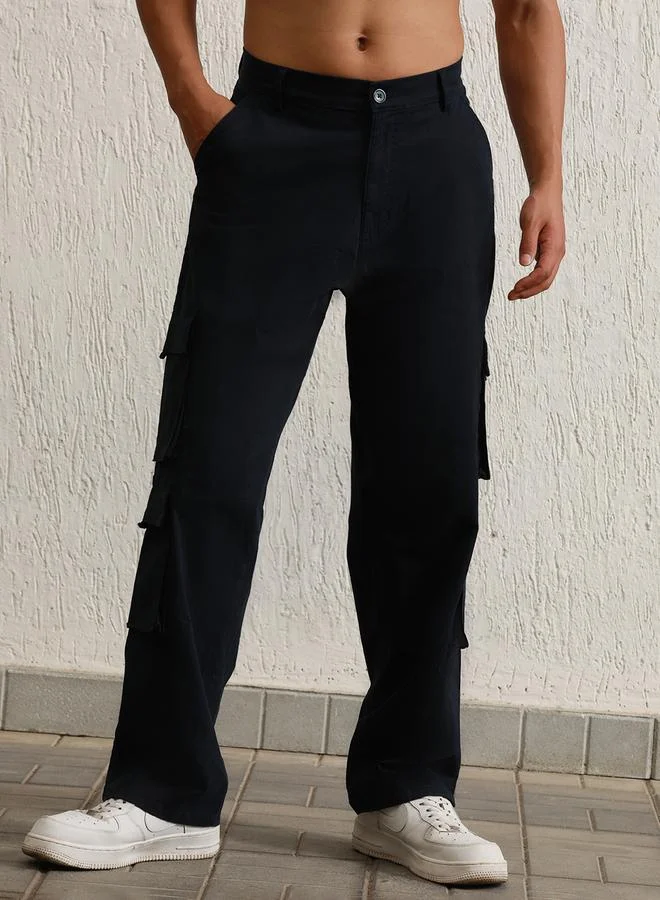 Hubberholme Straight Fit Double Cargo Pocket Pants