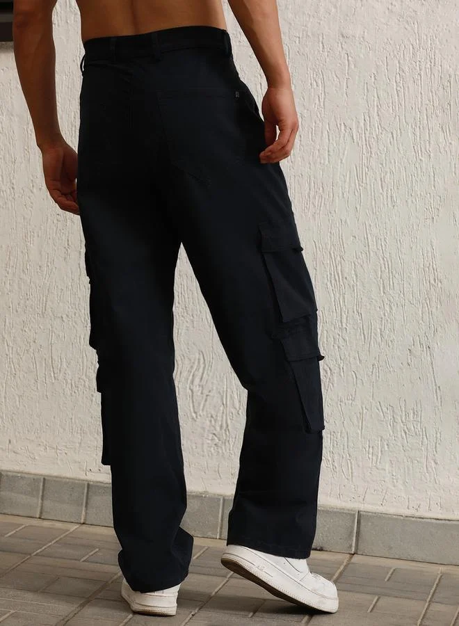 Hubberholme Straight Fit Double Cargo Pocket Pants