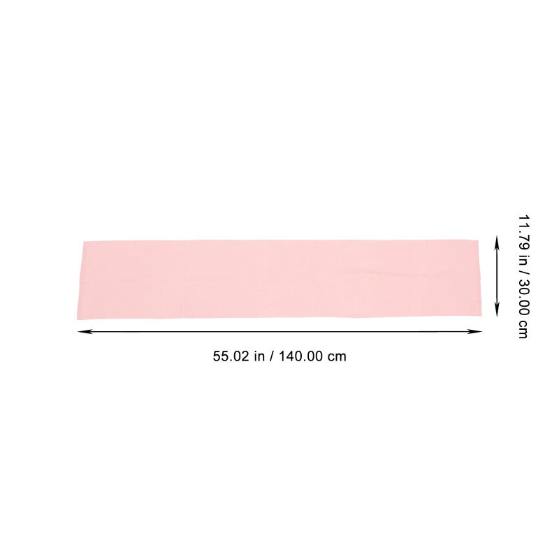 Pink Swaddle Receiving Blanket Set 2pcs Soft Lightweight Wrap With Bow Headband - Image 3