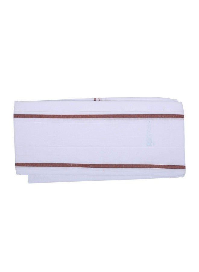 ROLIMOLI 100% Cotton White Gamchha/Angochha Set of 2 (2 Meter) for Men - Image 3