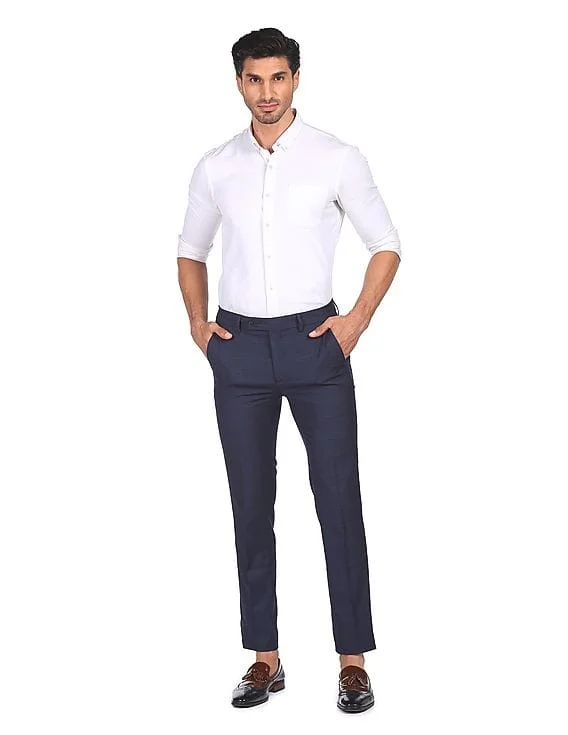 Arrow Navy ARADTR2050 NAVY Mens Trousers for Men | Best Price UAE