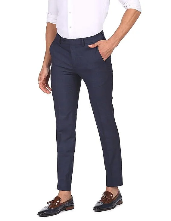 Arrow Navy ARADTR2050 NAVY Mens Trousers for Men | Best Price UAE