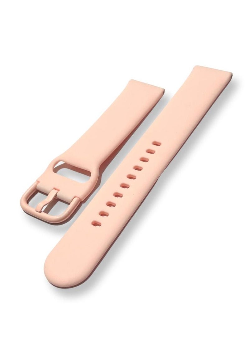 Sports Strap Silicone 22mm With A Quick Release Buckle For Oraimo Watch R OSW23N- Smart WatchSport - Pink - Image 3