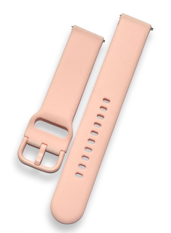 Sports Strap Silicone 22mm With A Quick Release Buckle For Oraimo Watch R OSW23N- Smart WatchSport - Pink - Image 1