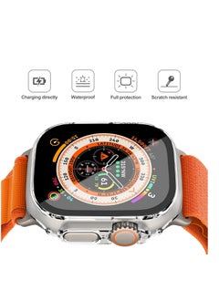 Generic Generic Compatible with Apple Watch Ultra 49mm Case, Anti-Scratch Shockproof TPU Silicone Protective Case Cover for Apple Watch Ultra 49mm (Clear)  - Image 2