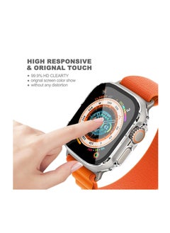 Generic Generic Compatible with Apple Watch Ultra 49mm Case, Anti-Scratch Shockproof TPU Silicone Protective Case Cover for Apple Watch Ultra 49mm (Clear)  - Image 3