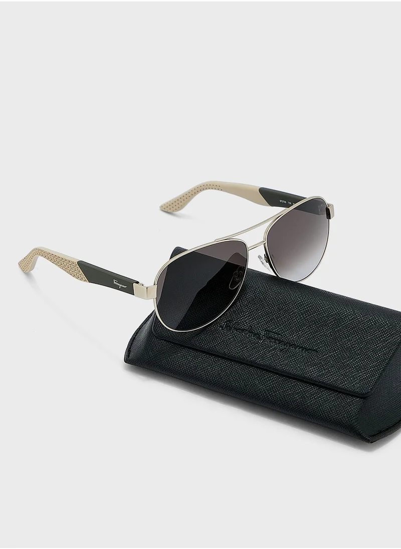 Salvatore Ferragamo Aviator Sunglasses