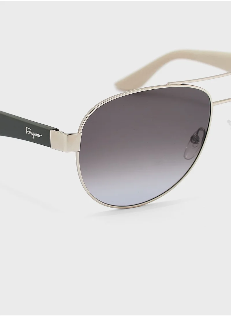 Salvatore Ferragamo Aviator Sunglasses