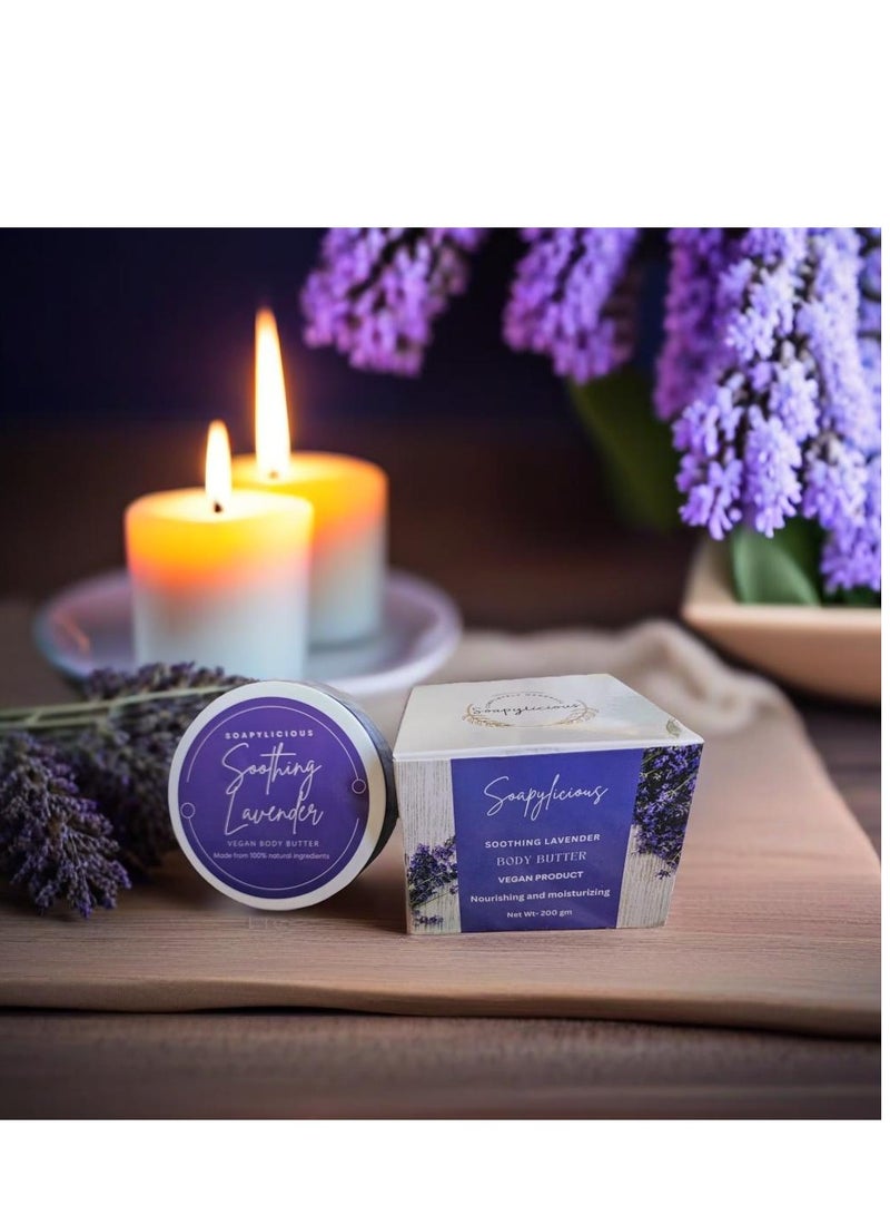 سوبلي شيز زبدة الجسم بالخزامى والشيا - نباتية 200 جم | عناية طبيعية لترطيب البشرة وإشراقتها - Image 1