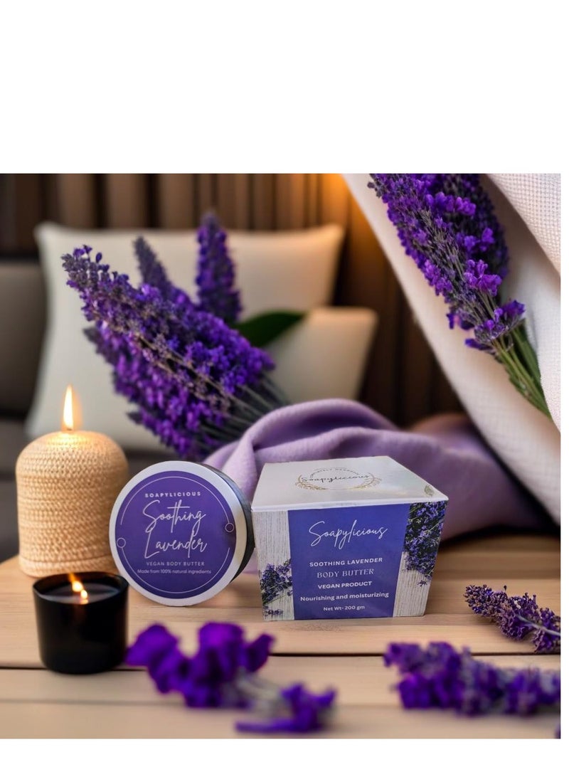 سوبلي شيز زبدة الجسم بالخزامى والشيا - نباتية 200 جم | عناية طبيعية لترطيب البشرة وإشراقتها - Image 4