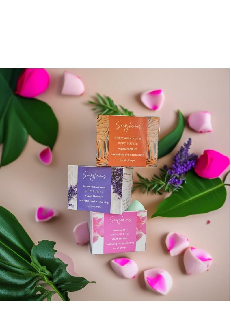 سوبلي شيز زبدة الجسم بالخزامى والشيا - نباتية 200 جم | عناية طبيعية لترطيب البشرة وإشراقتها - Image 5