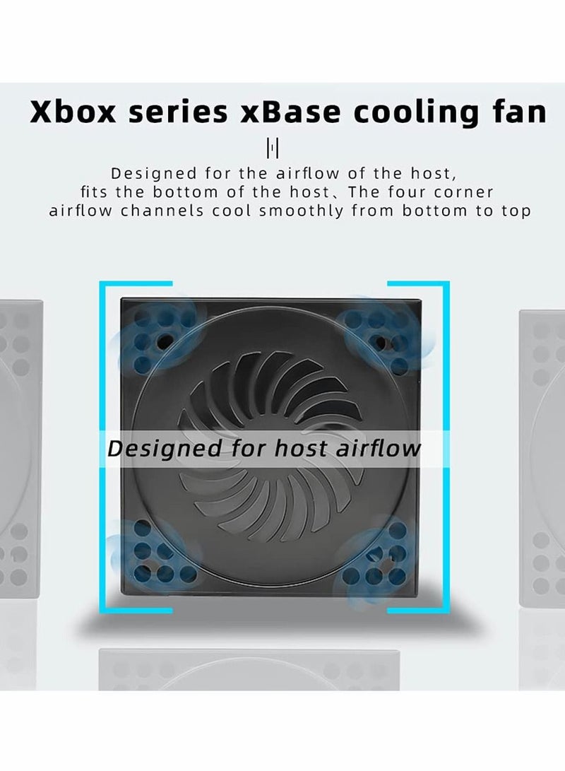 Loquat Cooling Fan for Xbox Series X with 4 Fan and 3 USB Port, External Cooler Turbo, Console Standing Mount Cooling System  - Image 4