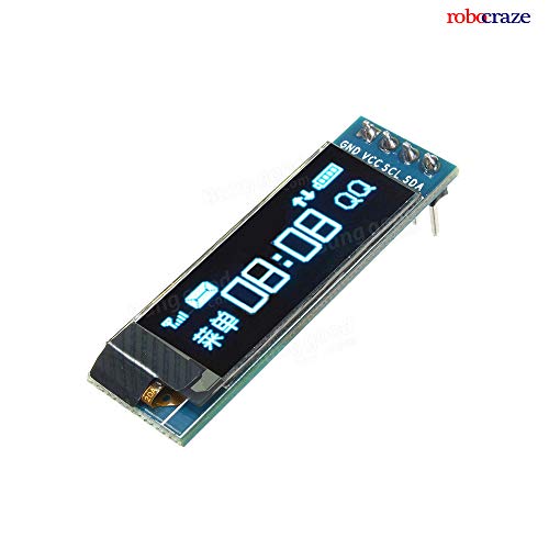 Robocraze 0.91 inch Blue OLED Display Module with I2C/IIC Serial Interface for boards compatible with Arduino - Image 5