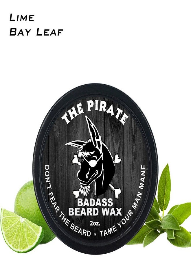Badass Beard Care Beard Wax For Men - The Pirate Scent, 2 oz - Softens Beard Hair, Leaves Your Beard Looking and Feeling More Dense - Image 3
