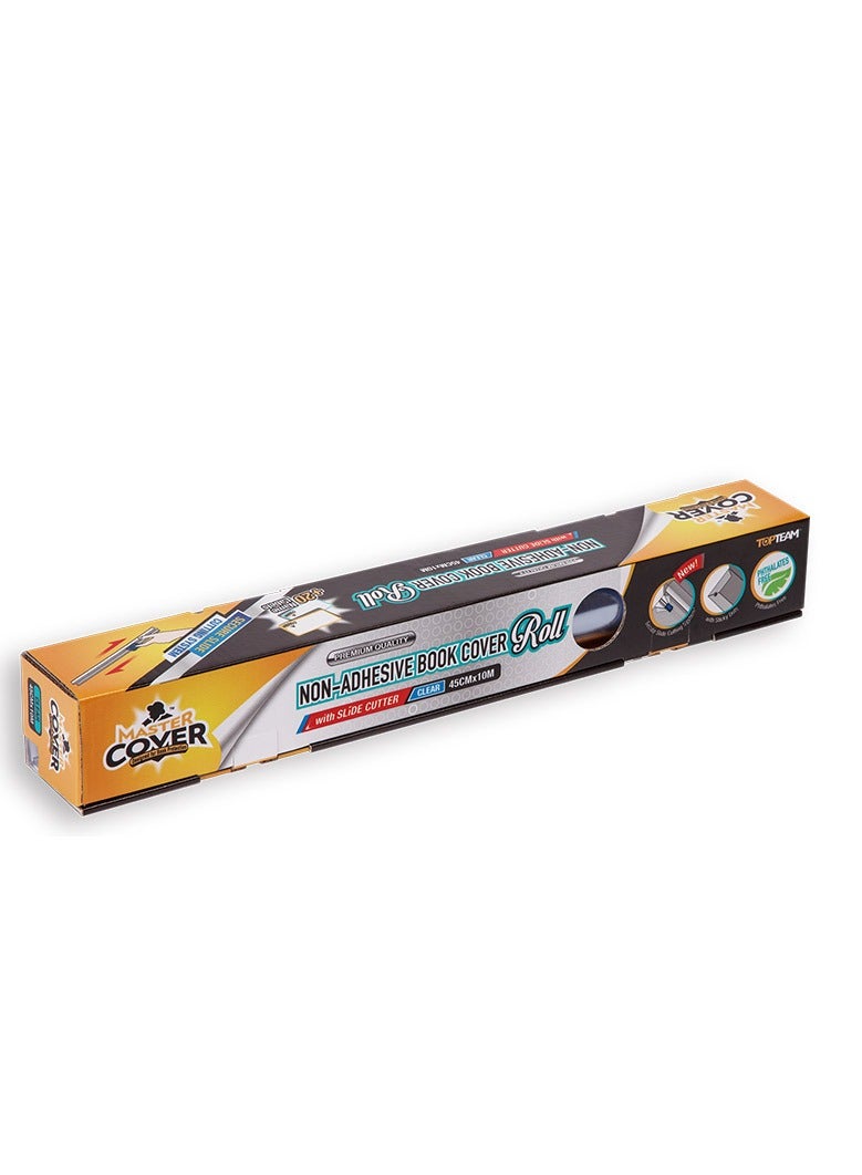 TOPTEAM Non-Adhesive Book Cover roll with slide cutter - Image 1
