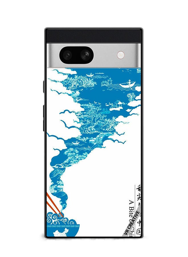 VR CREATIVE Protective Case Cover For Google Pixel 7a A Bite Of China Design Multicolour - Image 1