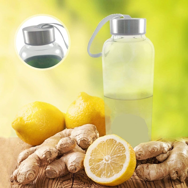 Sunshine Enterprise Sunshine Enterprise Glass Bottle for MilkJuiceShakeWater Airtight Lid Drinking Bottles with Jute Cover500 ML 2 - Image 3
