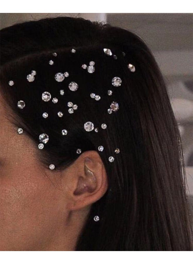 كريستال جوهرة ملصقات حجر الراين الذاتي لاصق جواهر ملصق للوجه عيون الأظافر أطفال DIY بطاقات الحرفية زخرفة الماس زينة 15 ألوان 3 أحجام 900PCS - Image 4