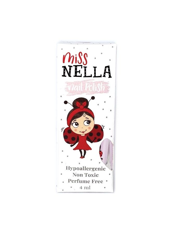 Miss NELLA BUTTERFLY WINGS-Safe Special Glitter lilac Nail Polish for Kids, Non-Toxic & Odor Free Formula for Children and Toddlers, Natural Water Based for Easy Peel Off 