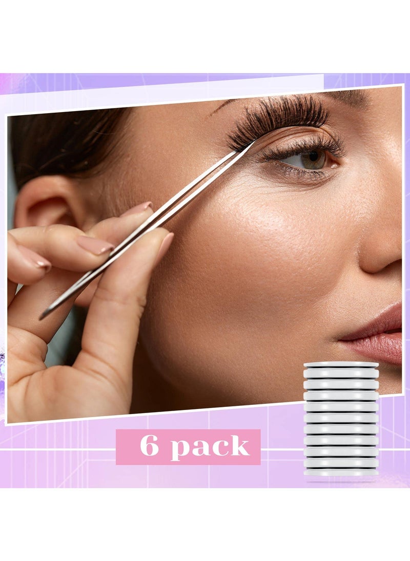 SYOSI - Self Adhesive False Eyelash Strips, Reusable, No Glue, Long Lasting Stickiness, Suitable for Most Strips of False Eyelashes, 1 Pcs 10 Pieces, 6 Pcs 1 Set, a Total of 60 Pieces. - Image 1