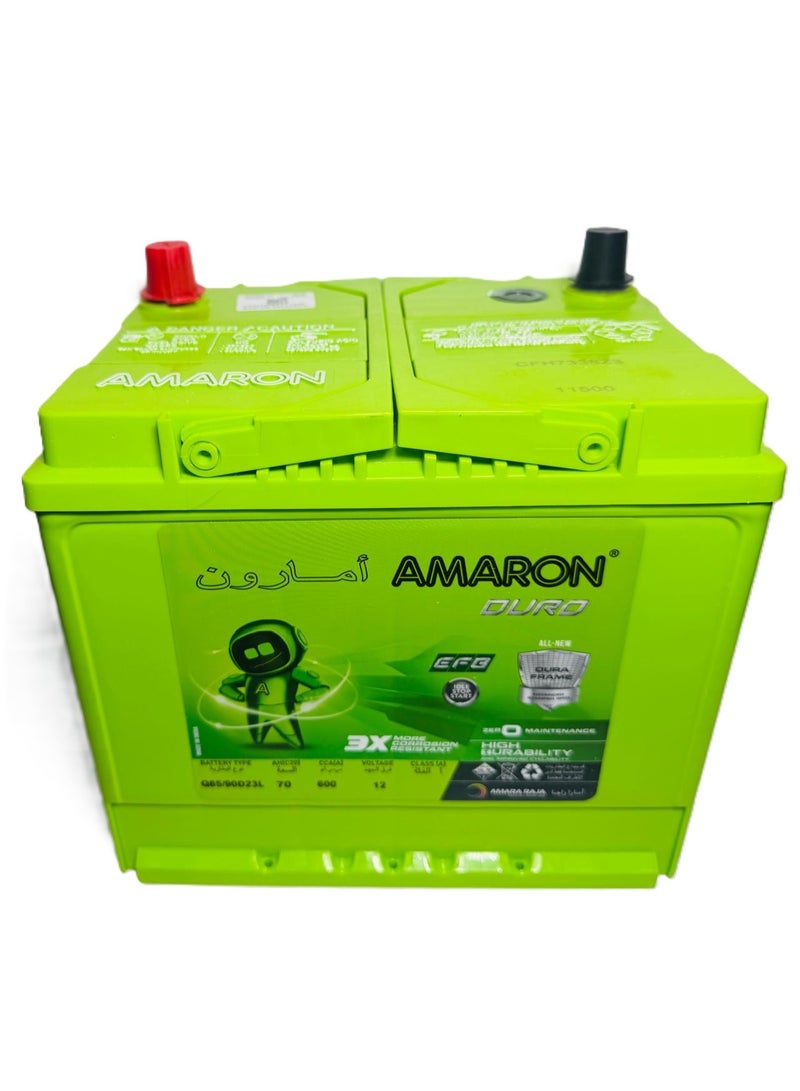 Amaron Car Battery 90D23L / 55D23L / 85D23L EFB Idle-Start-Stop Technology - Image 3