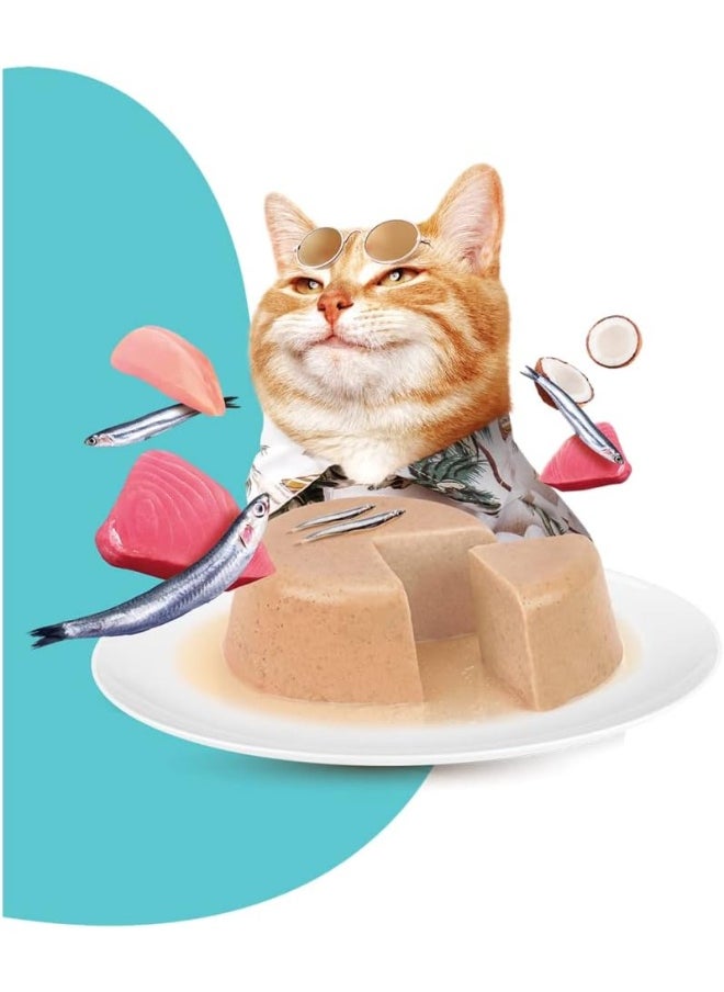 MOOCHIE Cat Food Pate With Anchovy - Digestive Care Pouch 70G (12 Pouch)  - Image 2
