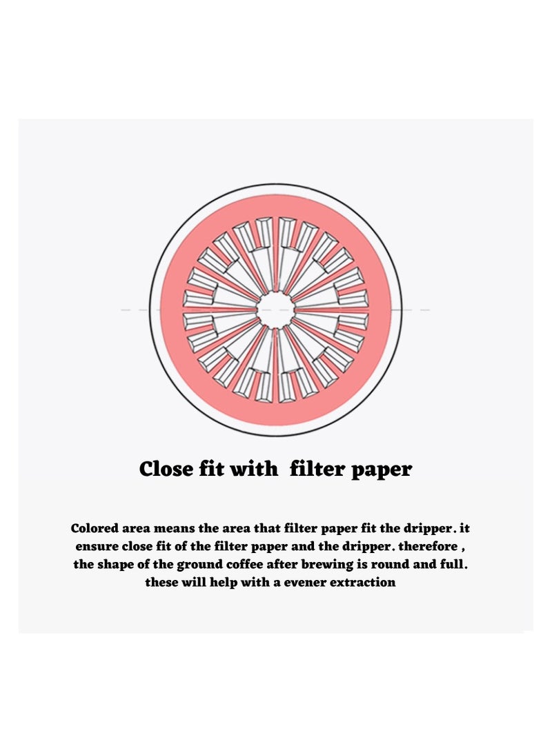 تايم مور مقطر قهوة كريستال من طراز  V606 (كبير، 02) - Image 3