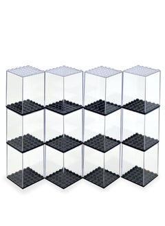 Excefore 12 Pack Display Case, Acrylic Display Case, Action Figure Toys Storage, Suitable for Kids and Adults Toys and Collectibles  - Image 1