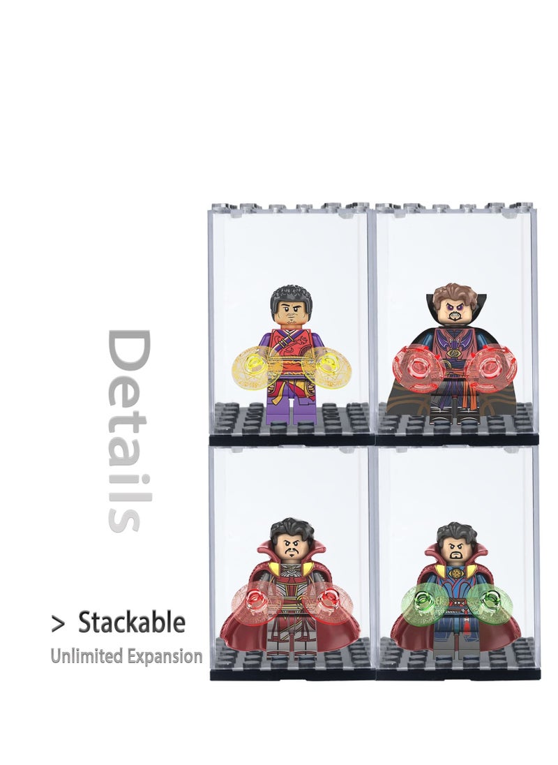 Excefore 12 Pack Display Case, Acrylic Display Case, Action Figure Toys Storage, Suitable for Kids and Adults Toys and Collectibles  - Image 5