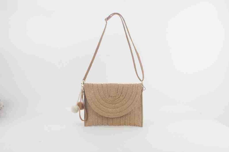 A Generation Of Hair Messenger Bag Women'S Bag Straw Bag Fashion Shoulder Bag 2023 New Temperament Casual Woven Bag - Image 1