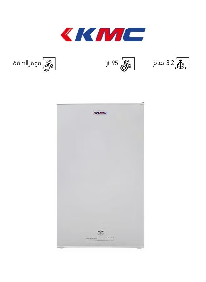 كي ام سي ثلاجة كي ام سي باب واحد - 3.2 قدم -  لون ابيض - - KMF-90k - Image 2