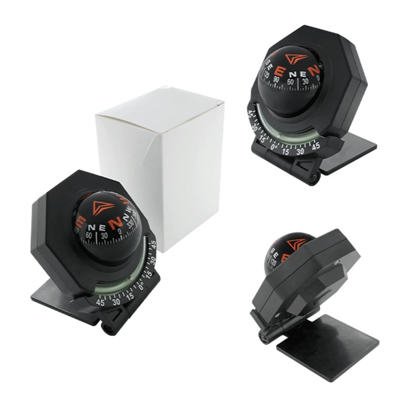 LC285 Color Car Dashboard Compass Navigation Guide Direction Finder Adhesive Mount Auto Accessory - Image 5