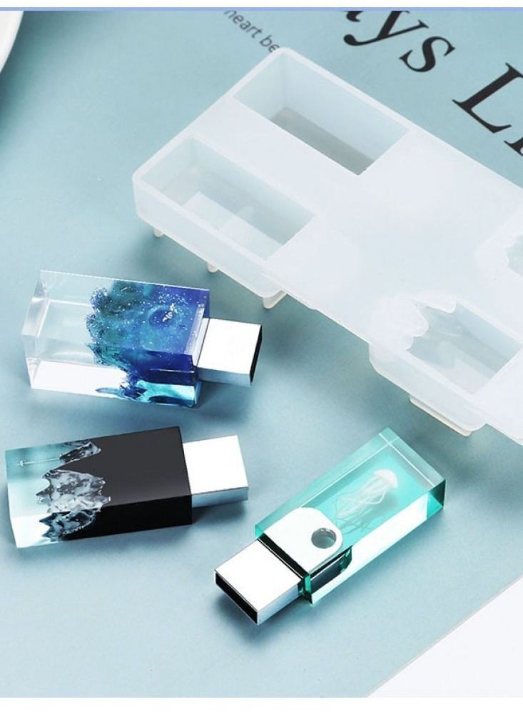 Graffiti Resin - Memory Silicone Mold With 1 Flash Drives 8 Gb - Image 1