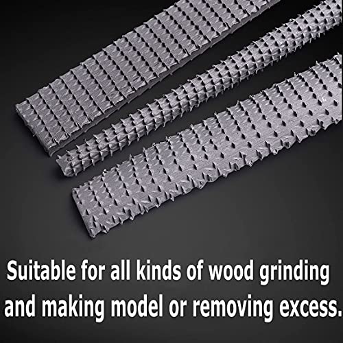 Telont AihuiWood Rasp File Set 3 Pack Wood File Woodworking Files, Round, Half-round, Flat File Rasp High Quality Carbon Steel Rasp File for Woodworking Shaping, Sharping Wood - Image 2