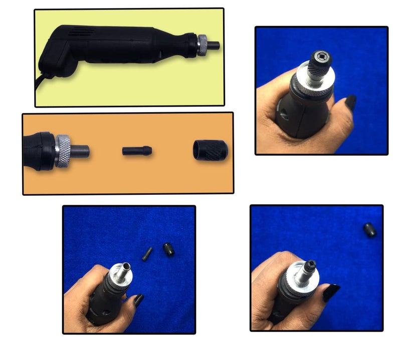 DIY Crafts 10x Diamond Burrs, Diamond Burrs, Tools Minicraft Machine/Mini Drill Machine+12V Speed And Direction Control Stabilizer Elimeter Box Adjustable(10x Diamond Burrs, Diamond Burrs) - Image 4