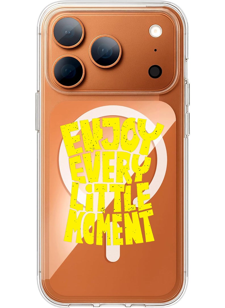 Theodor Magnetic Case for Apple iPhone 17 Pro Compatible with MagSafe Wireless Charging, Shockproof Phone Bumper Cover - Eye - White - Image 1