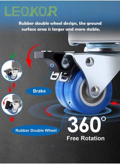 LEOKOR Washing Machine Stand Base, Home Appliance Mobile Roller Cart  with 8 Strong Feet and 4 Wheels, Refrigerator Stand Washer and Dryer Pedestal  - Image 3