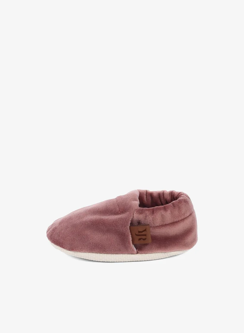 Yoyo Junior Rose Velvet Moccasins