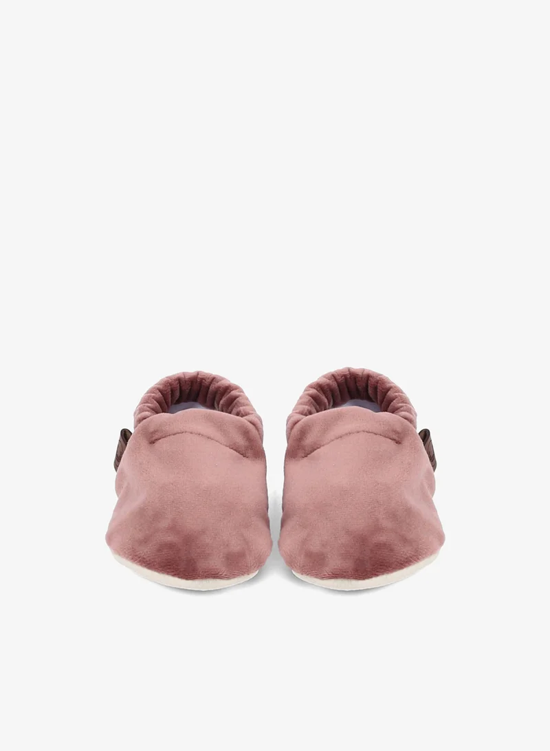 Yoyo Junior Rose Velvet Moccasins